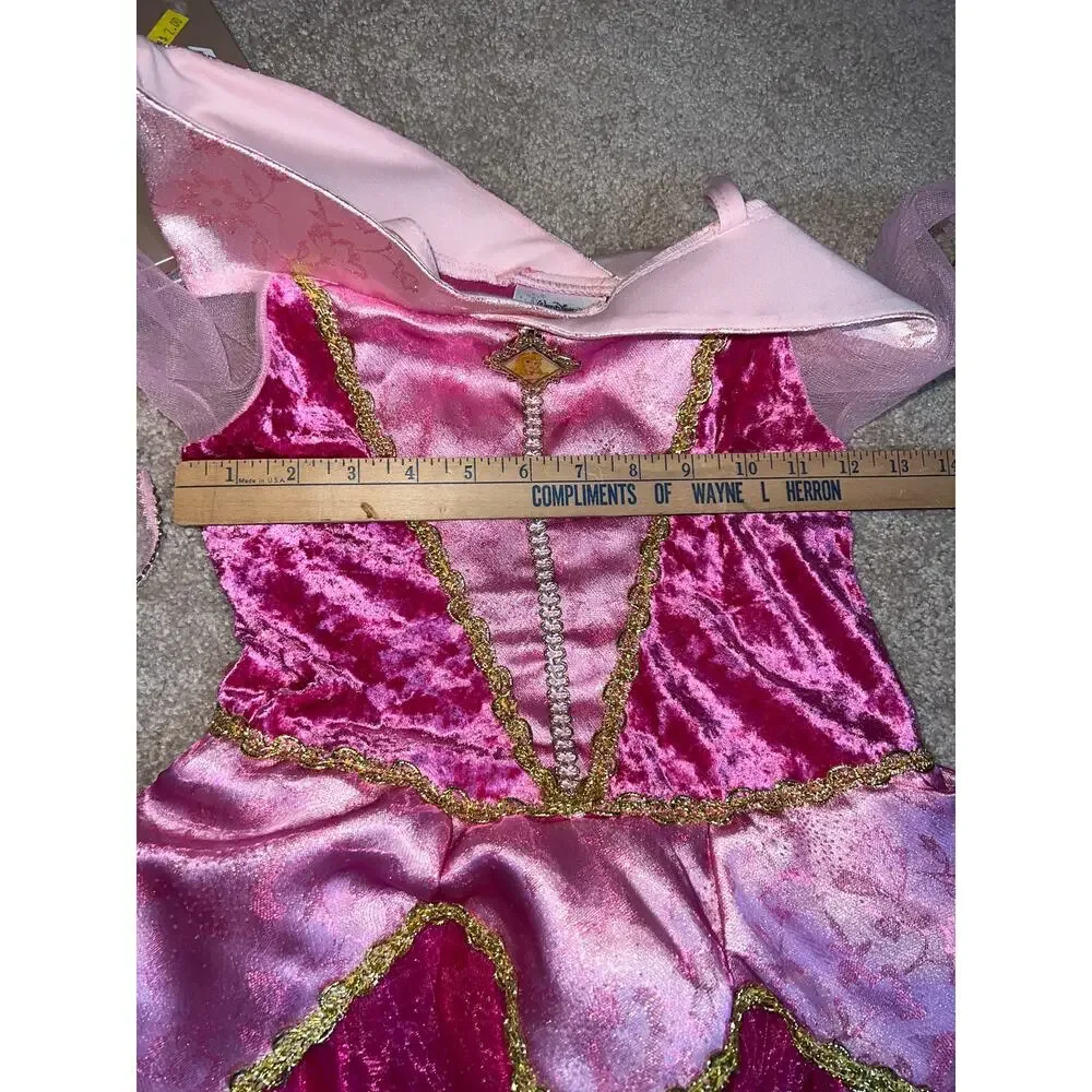 Disney Parks Princess Sleeping Beauty (Aurora) pink ball gown Costume girls sz S